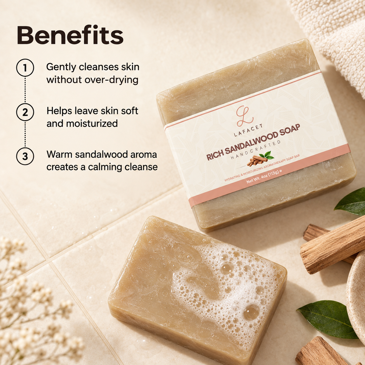 Rich Sandalwood Soap